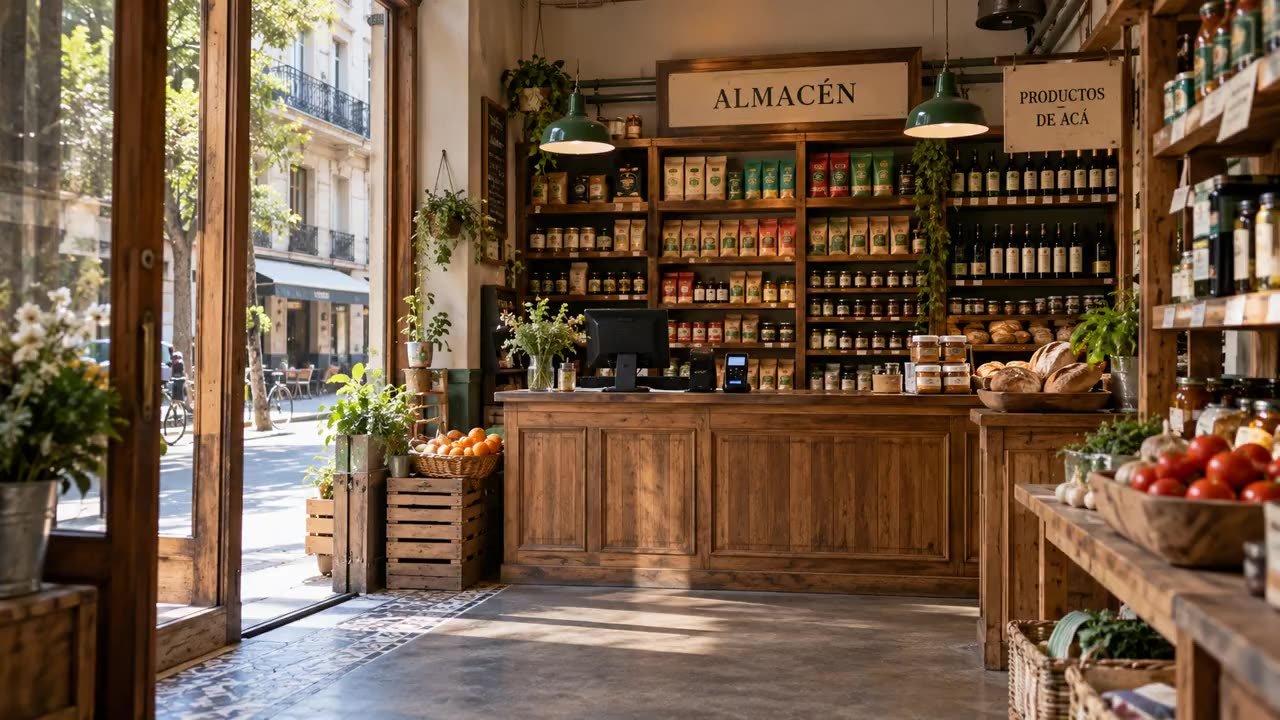 Almacén de barrio argentino